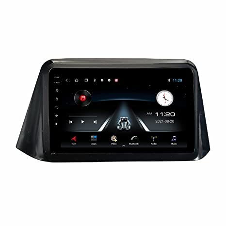 Modorwy Original 9inch HD QLED Car Android Stereo | 2GB RAM & 32GB ROM | OS 13 Double Din Car Multimedia Player | incl. AHD Rear Camera & Frame Compatible with Maruti Brezza 2022-1 Year Warranty