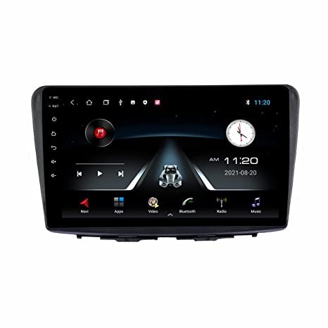 Modorwy Car Android Stereo | 9 inch QLED HD Touch Display | OS 13 Stereo Double Din Car Multimedia Player | 2GB & 32GB | incl. AHD Camera & Frame Compatible with Maruti Baleno 2015-2021 - 1 Year Wrnty