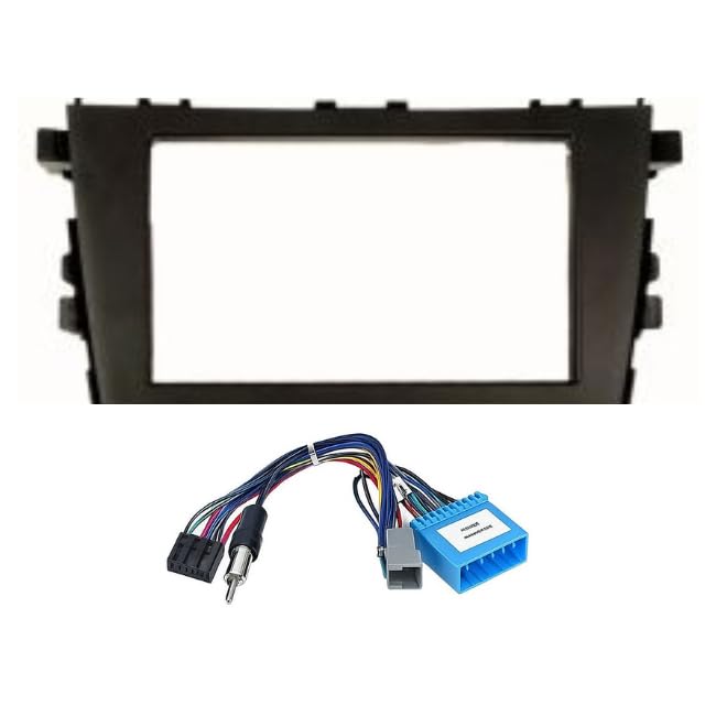 9 inch Car Android Frame Compatible with Cheverolet Enjoy | Includes Wiring Harness Dashboard Panel | Durable & Scratch-Resistant | Easy Plug & Play Installation