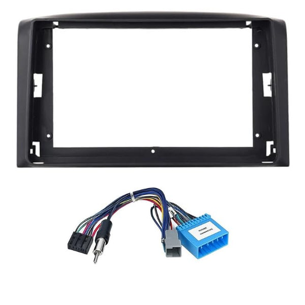9 inch Car Android Frame Compatible with Cheverolet Aveo 2016-2020 | Includes Wiring Harness Dashboard Panel | Durable & Scratch-Resistant | Easy Plug & Play Installation