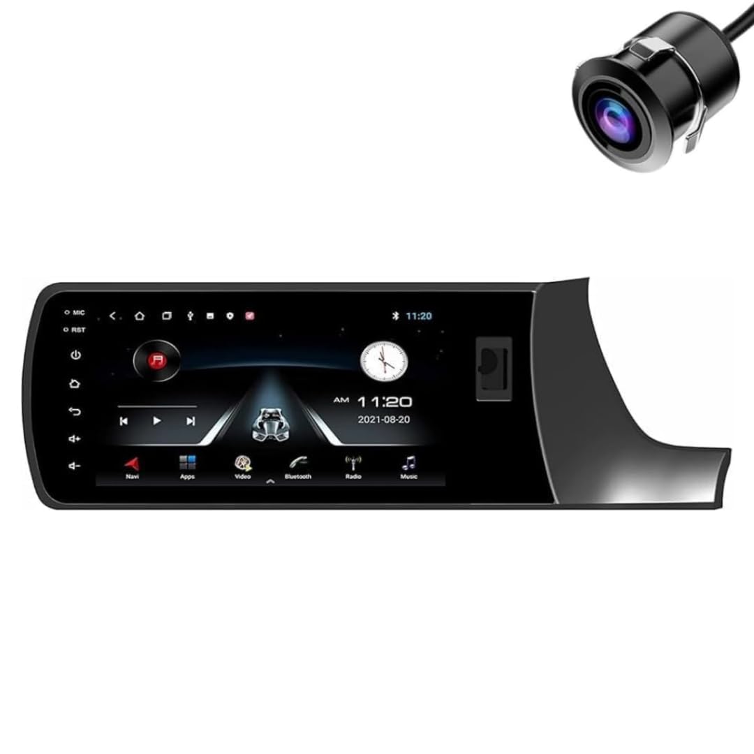 Original 9inch HD QLED Car Android Stereo | 2GB RAM & 32GB ROM | OS 13 Double Din Car Multimedia Player | incl. AHD Rear Camera & Frame Compatible with Honda Amaze 2018-2019 - 1 Year Warranty