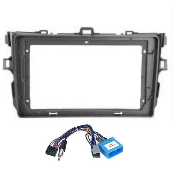 Modorwy 9 inch Car Android Frame Compatible with Toyota Corolla Altis 2008-2012 | Includes Wiring Harness Dashboard Panel | Durable & Scratch-Resistant...