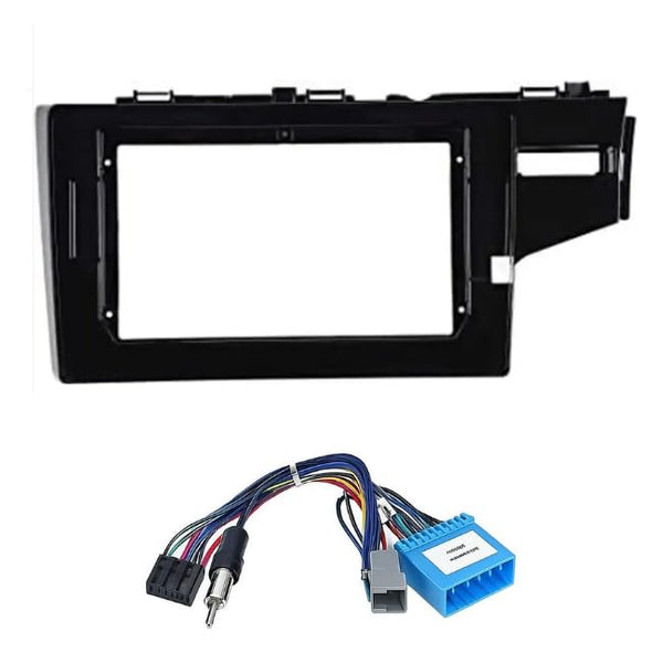 9 inch Car Android Frame Compatible with Honda WRV | Includes Wiring Harness Dashboard Panel | Durable & Scratch-Resistant | Easy Plug & Play Installation