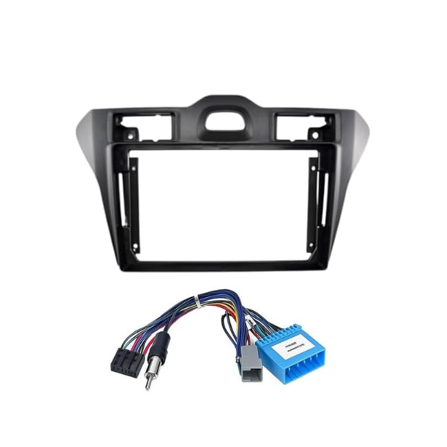 9 inch Car Android Frame Compatible with Ford Fiesta Classic 2008-2016 | Includes Wiring Harness Dashboard Panel | Durable & Scratch-Resistant | Easy Plug & Play Installation