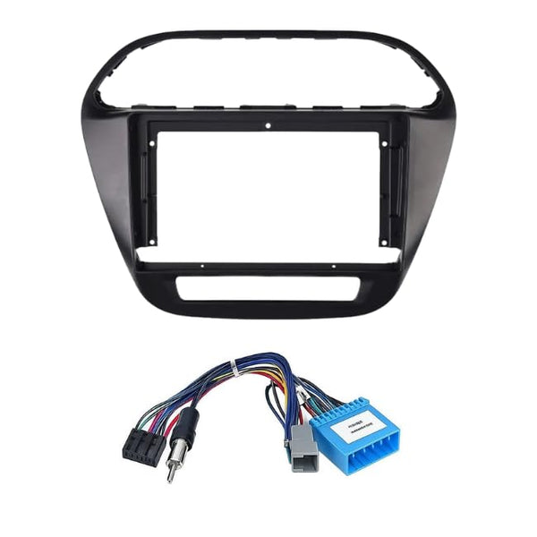 9 inch Car Android Frame Compatible with Tata Tigor | Includes Plug & Play Wiring Harness | Premium ABS Material | Scratch & Heat Resistant Design