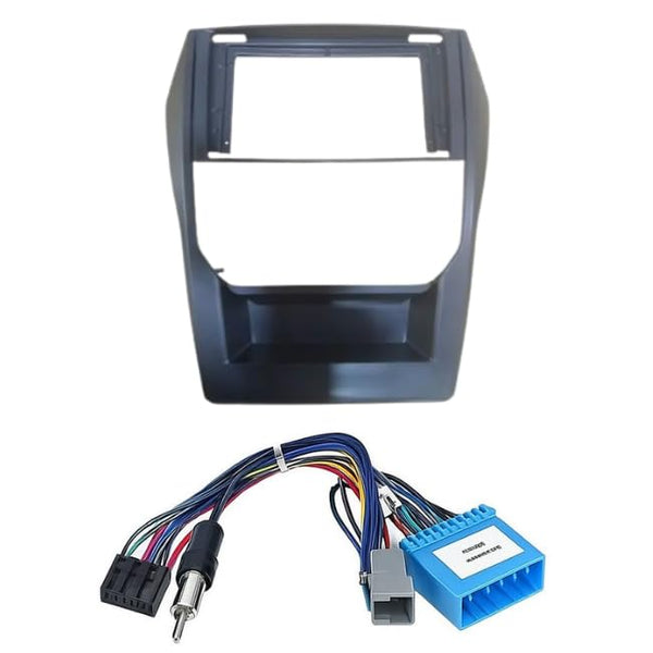 9 inch Car Android Frame Compatible with Mahindra Scorpio New | Includes Plug & Play Wiring Harness | Premium ABS Material | Scratch & Heat Resistant Design