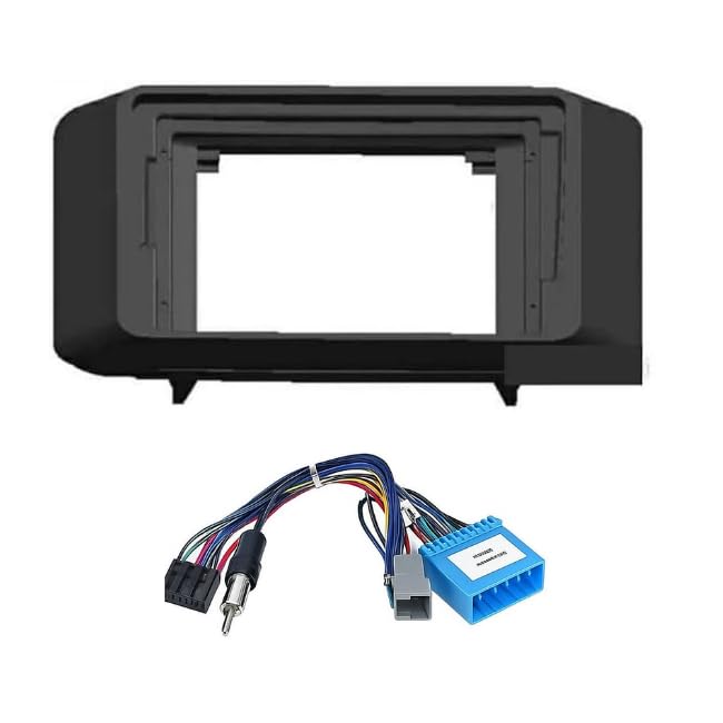 9 inch Car Android Frame Compatible with Skoda Kaushaq | Includes Plug & Play Wiring Harness | Premium ABS Material | Scratch & Heat Resistant Design