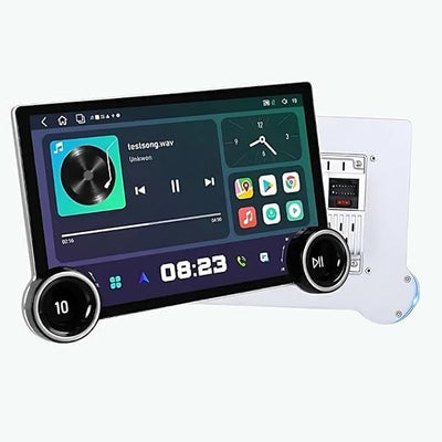 Gemstone 2K Car Android System | 10.1inch Full HD Touchscreen|Wireless CarPlay & Android Auto | 4GB/64GB | DSP | GPS Navigation | Wi-Fi & Bluetooth|Universal Double Din Stereo- 1 Year Warranty