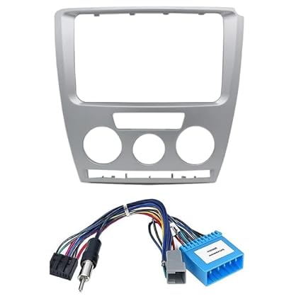 9 inch Car Android Frame Compatible with Skoda Octavia | Includes Plug & Play Wiring Harness | Premium ABS Material | Scratch & Heat Resistant Design