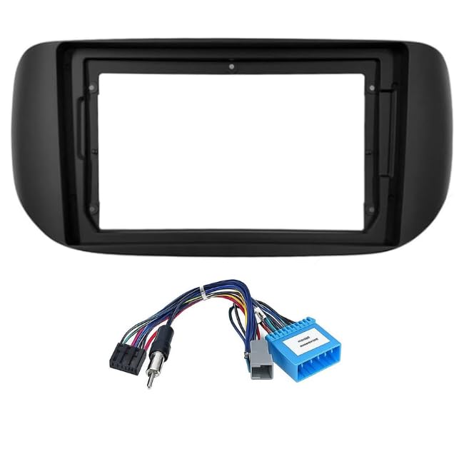 9 inch Car Android Frame Compatible with Tata Hexa | Includes Plug & Play Wiring Harness | Premium ABS Material | Scratch & Heat Resistant Design