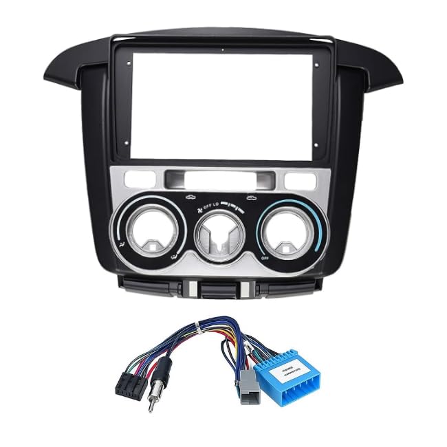 9 inch Car Android Frame Compatible with Toyota Innova 2012-2014 | Includes Wiring Harness Dashboard Panel | Durable & Scratch-Resistant | Easy Plug & Play Installation