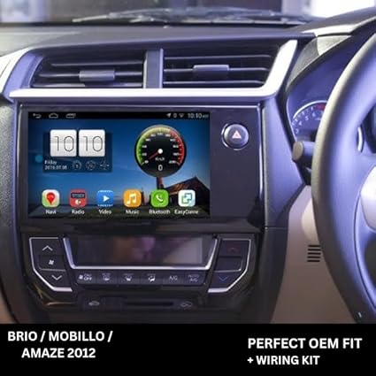 9 inch Car Android Frame Compatible with Honda Mobillo | Includes Wiring Harness Dashboard Panel | Durable & Scratch-Resistant | Easy Plug & Play Installation