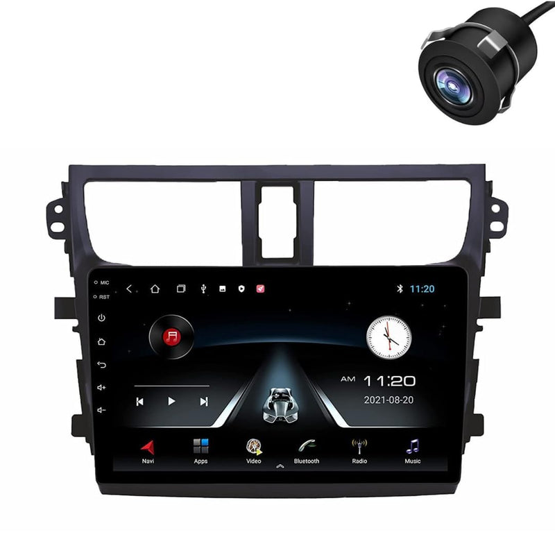 Modorwy Original QLED 9” Zlink Car Android Stereo | OS 13 | 2GB+32GB | Display Support Car Play & Android Auto | incl. AHD Rear Camera & Frame Compatible with Maruti Celerio Old - 1 Year Warranty