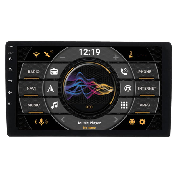 Modorwy Car Android System | OS 13 Stereo | 9Inch QLED HD IPS Touch | 2GB & 32GB | Double Din Car Multimedia Player | incl. AHD Rear Camera & Frame Compatible with Maruti Ritz- 1 Year Warranty