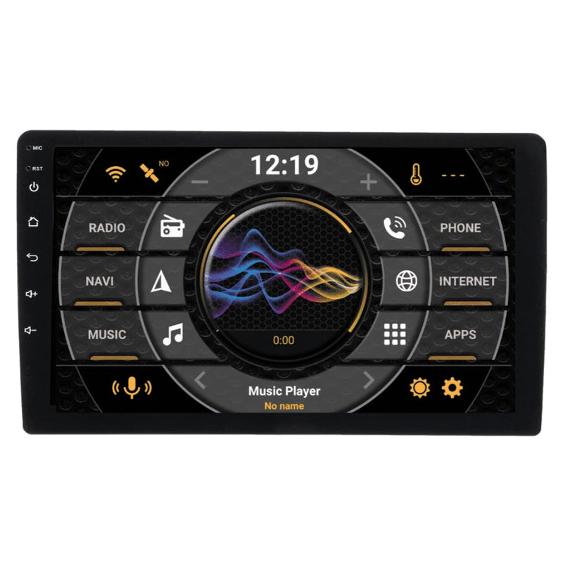 Modorwy Car Android System | OS 13 Stereo | 9Inch QLED HD IPS Touch | 2GB & 32GB | Double Din Car Multimedia Player | incl. AHD Rear Camera & Frame Compatible with Maruti Ritz- 1 Year Warranty