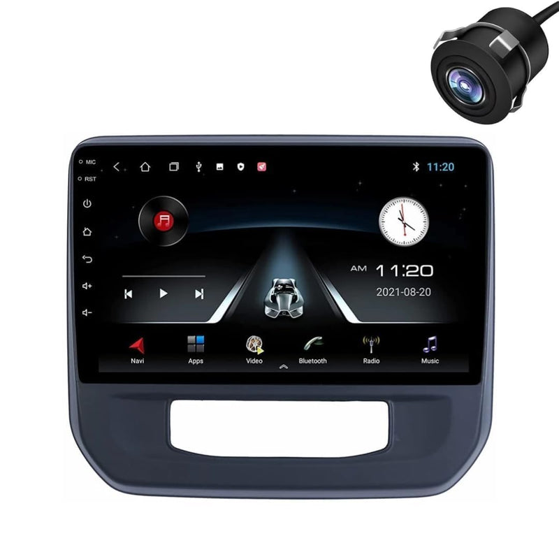 Original QLED 9” Zlink Car Android Stereo | OS 13 | 4GB+32GB | Display Support Car Play & Android Auto | incl. AHD Rear Camera & Frame Compatible with Maruti Celerio 2021-1 Year Warranty