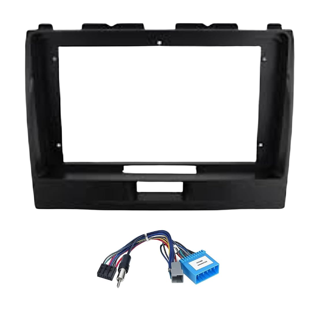 Modorwy 9" Car Android Frame Compatible with Maruti Wagonr 2010-2018 | Includes Wiring Harness Dashboard Panel | Durable & Scratch-Resistant | Easy Plug & Play Installation