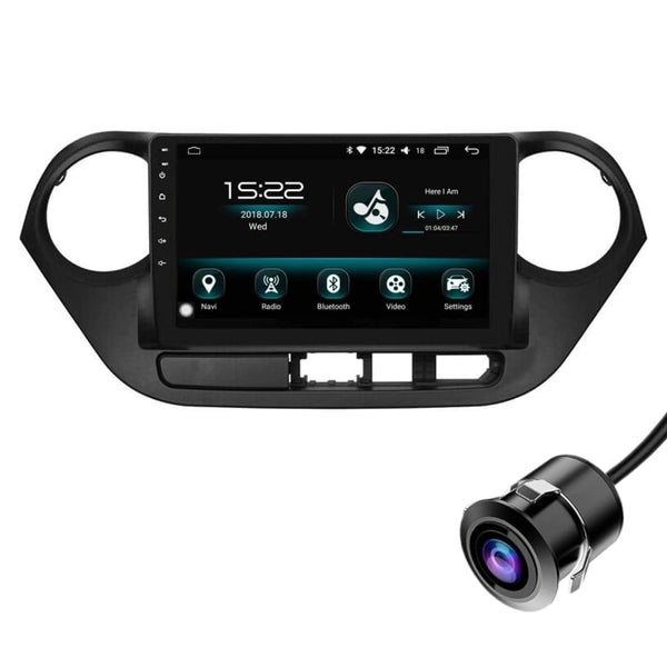 Modorwy 9” QLED Android 13 Stereo for Grand i10 | 4GB+32GB | CarPlay | Camera
