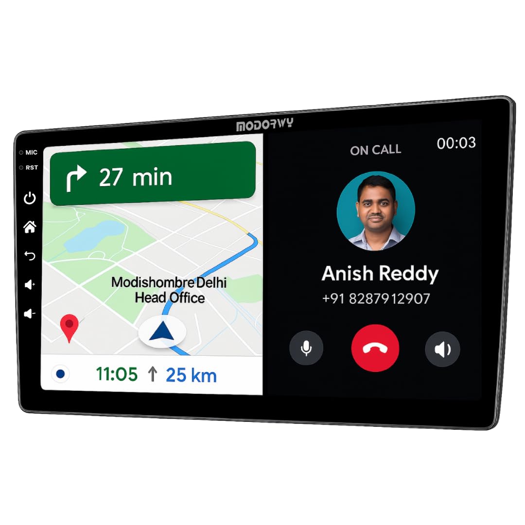 Modorwy 9" Android Car Stereo | QLED | 2GB+32GB | GPS | Bluetooth | Wi-Fi