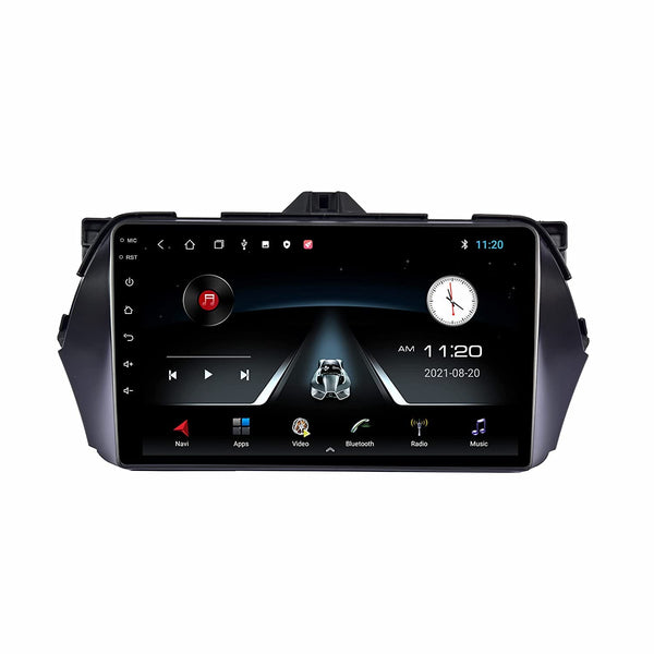 Modorwy Car Android System | OS 13 Stereo | 9Inch QLED HD IPS Touch | 2GB & 32GB | Double Din Car Multimedia Player | incl. AHD Rear Camera & Frame Compatible with Maruti Ciaz- 1 Year Warranty