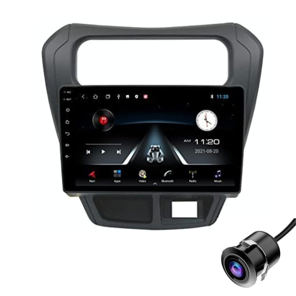 Modorwy Original 9inch HD QLED Car Android Stereo | 2GB RAM & 32GB ROM | OS 13 Double Din Car Multimedia Player | incl. AHD Rear Camera & Frame Compatible with Maruti Alto 800-1 Year Warranty