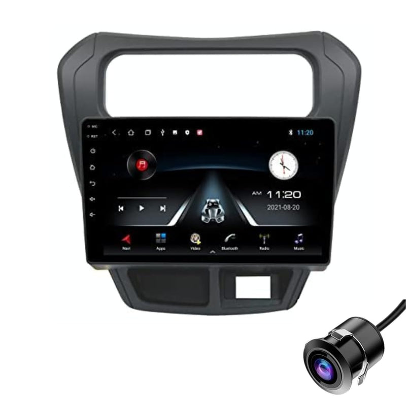 Modorwy Original 9inch HD QLED Car Android Stereo | 2GB RAM & 32GB ROM | OS 13 Double Din Car Multimedia Player | incl. AHD Rear Camera & Frame Compatible with Maruti Alto 800-1 Year Warranty
