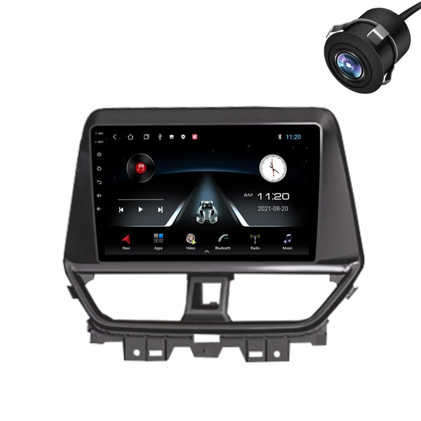 Modorwy Original QLED 9” Zlink Car Android Stereo | OS 13 | 2GB+32GB | Display Support Car Play & Android Auto | incl. AHD Rear Camera & Frame Compatible with Maruti Baleno 2022-1 Year Warranty