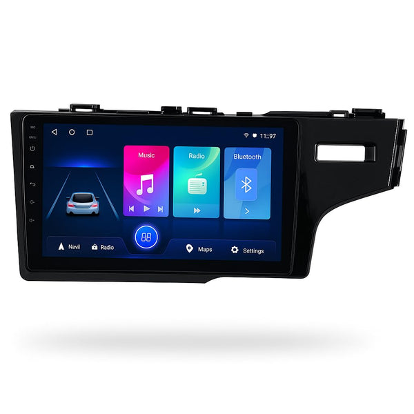 Original 9inch HD QLED Car Android Stereo | 2GB RAM & 32GB ROM | OS 13 Double Din Car Multimedia Player | incl. AHD Rear Camera & Frame Compatible with Honda Jazz New- 1 Year Warranty