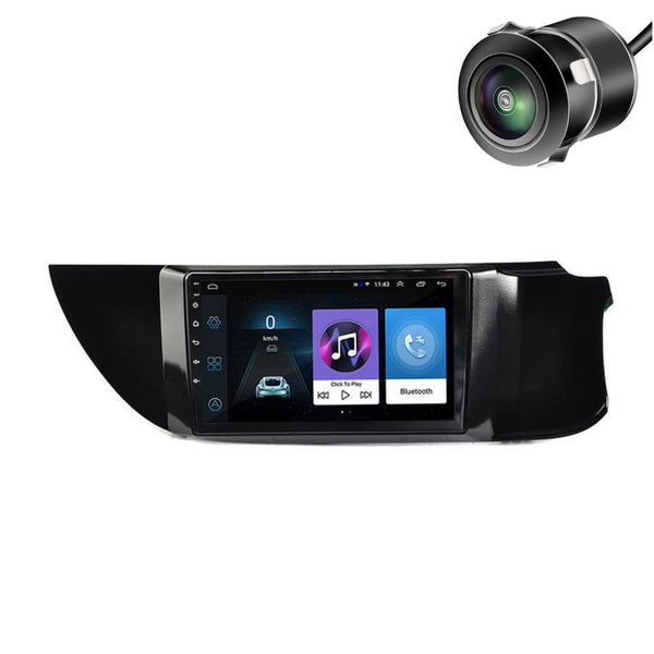 Original QLED 9” Zlink Car Android Stereo | OS 13 | 4GB+32GB | Display Support Car Play & Android Auto | incl. AHD Rear Camera & Frame Compatible with Maruti Alto K10-1 Year Warranty