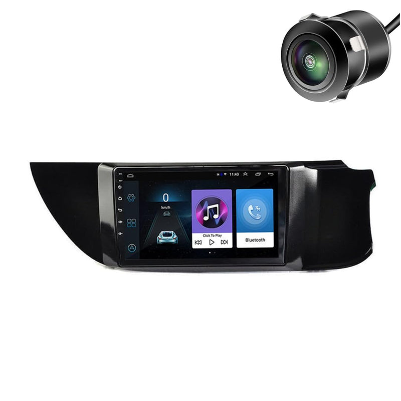 Original QLED 9” Zlink Car Android Stereo | OS 13 | 4GB+32GB | Display Support Car Play & Android Auto | incl. AHD Rear Camera & Frame Compatible with Maruti Alto K10-1 Year Warranty