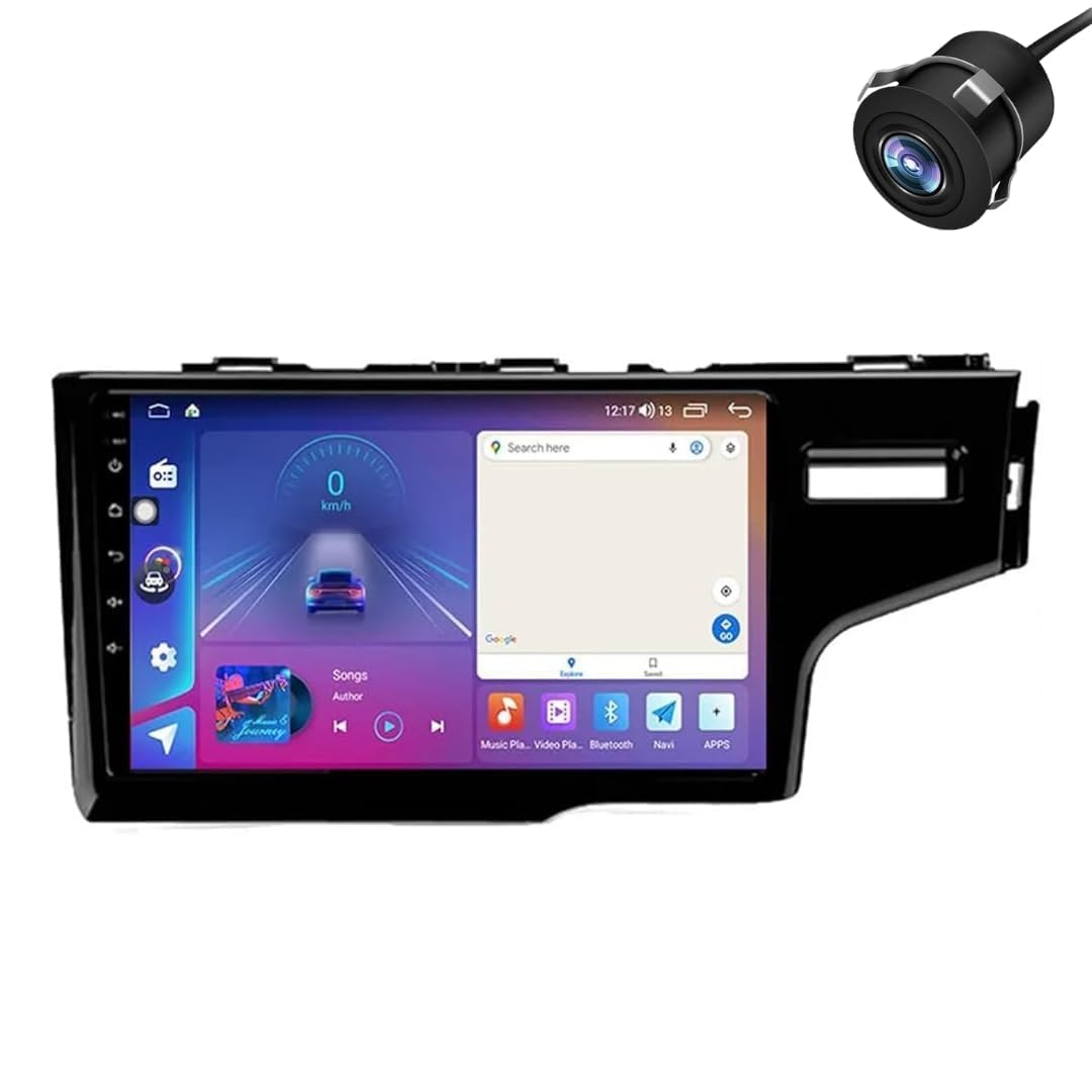 Original 9inch HD QLED Car Android Stereo | 2GB RAM & 32GB ROM | OS 13 Double Din Car Multimedia Player | incl. AHD Rear Camera & Frame Compatible with Honda WRV- 1 Year Warranty