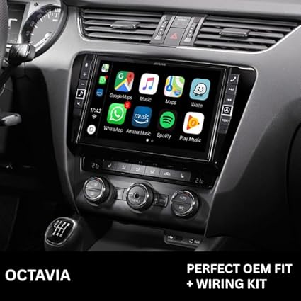 9 inch Car Android Frame Compatible with Skoda Octavia | Includes Plug & Play Wiring Harness | Premium ABS Material | Scratch & Heat Resistant Design