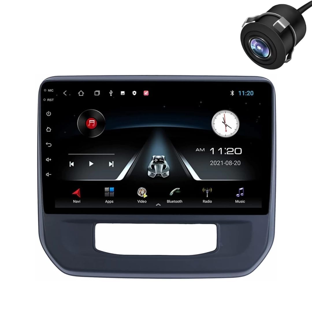 Modorwy Original QLED 9” Zlink Car Android Stereo | OS 13 | 2GB+32GB | Display Support Car Play & Android Auto | incl. AHD Rear Camera & Frame Compatible with Maruti Celerio 2021-1 Year Warranty