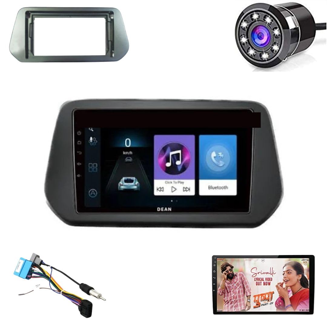 Modorwy Original 9inch HD QLED Car Android Stereo | 2GB RAM & 32GB ROM | OS 13 Double Din Car Multimedia Player | incl. AHD Rear Camera & Frame Compatible with Maruti Grand Vitara- 1 Year Warranty