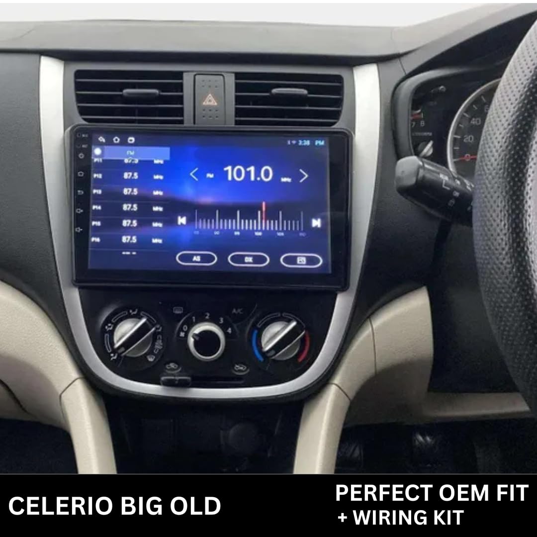Modorwy 9" Car Android Frame Compatible with Maruti Baleno 2022-2025 | Includes Wiring Harness Dashboard Panel | Durable & Scratch-Resistant | Easy Plug & Play Installation