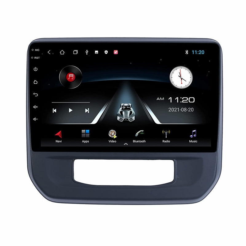 Modorwy Car Android System | OS 13 Stereo | 9Inch QLED HD IPS Touch | 2GB & 32GB | Double Din Car Multimedia Player | incl. AHD Rear Camera & Frame Compatible with Maruti Celerio 2021-1 Year Warranty