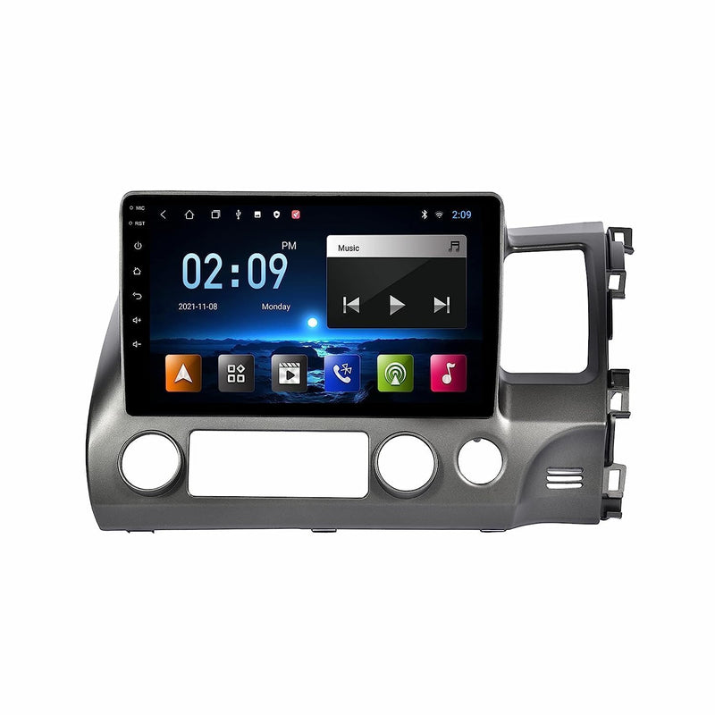 Original 9inch HD QLED Car Android Stereo | 2GB RAM & 32GB ROM | OS 13 Double Din Car Multimedia Player | incl. AHD Rear Camera & Frame Compatible with Honda City 2020-1 Year Warranty