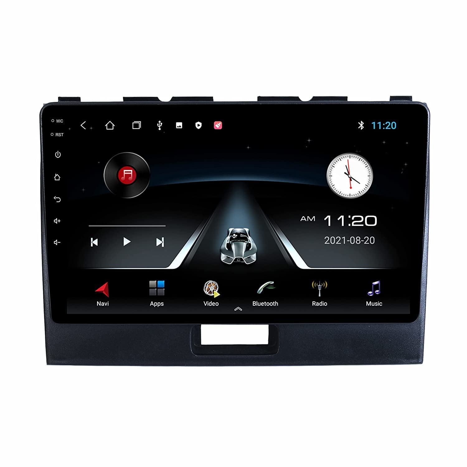 Modorwy Car Android System WagonR 2012-2018 | OS 13 Stereo | 9Inch QLED HD IPS Touch | 2GB & 32GB | Double Din Car Multimedia Player | incl. AHD Rear Camera & Frame Compatible with Maruti WagonR- 1 Year Warranty