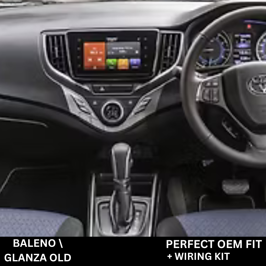 Modorwy ABS300 9-Inch Stereo Frame with Wiring for Maruti Baleno (2010-2018)