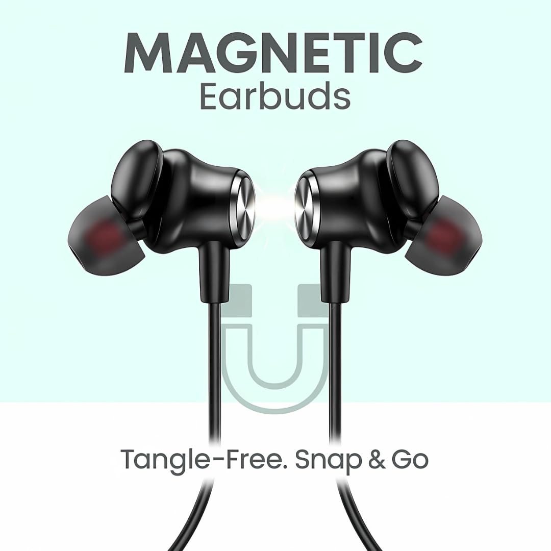 Plugsy Original Type-C Wired Earphone with DAC Chip, 14.2mm Drivers, Surround Sound & in-Line Mic