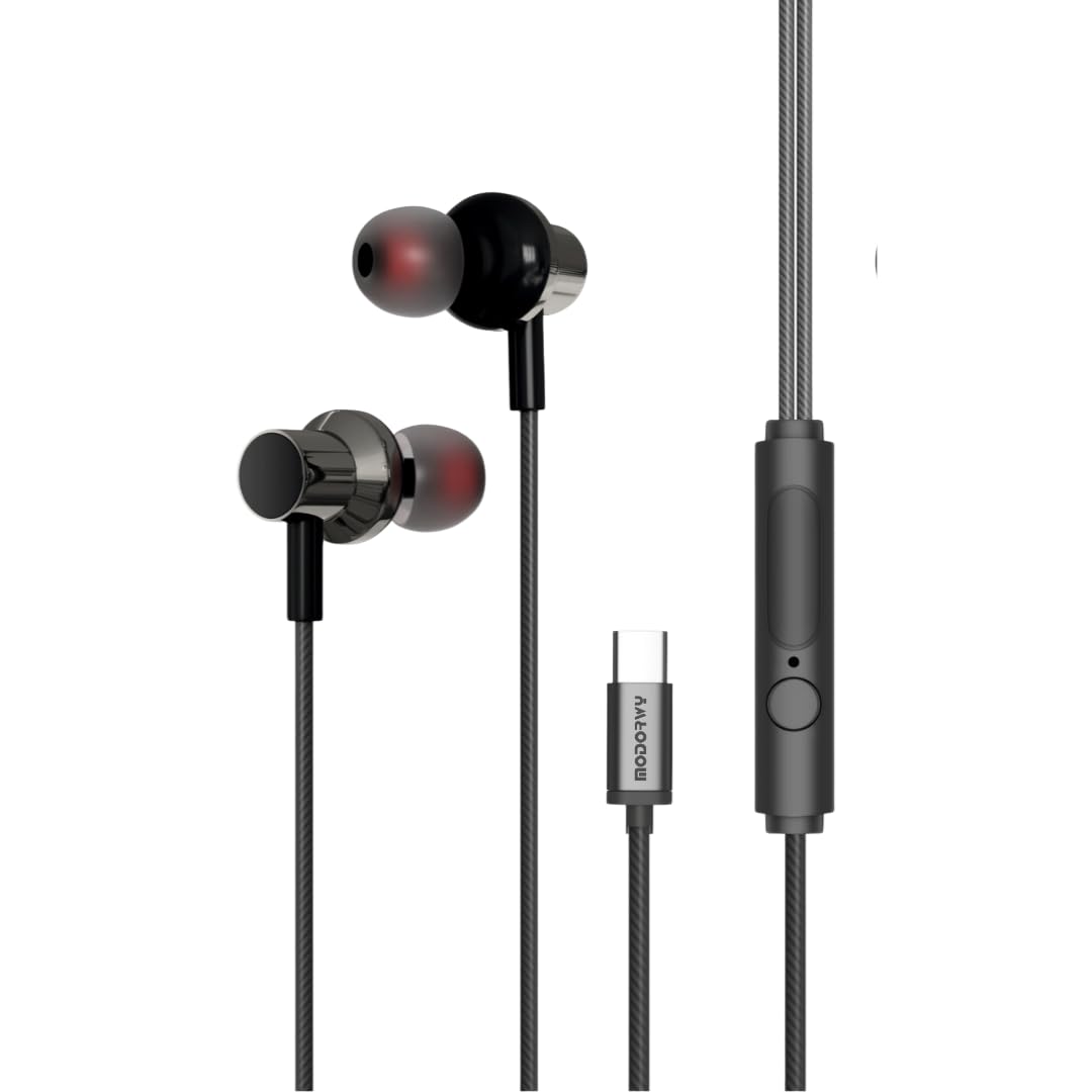 Modorwy Sonique USB-C Earphones | 14.2mm Drivers, DAC & Mic