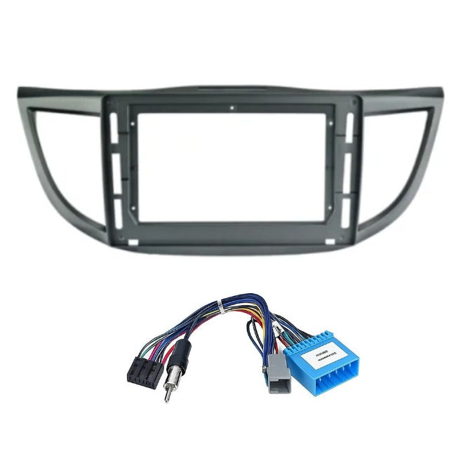 9 inch Car Android Frame Compatible with Honda CRV 2017-2021 | Includes Wiring Harness Dashboard Panel | Durable & Scratch-Resistant | Easy Plug & Play Installation