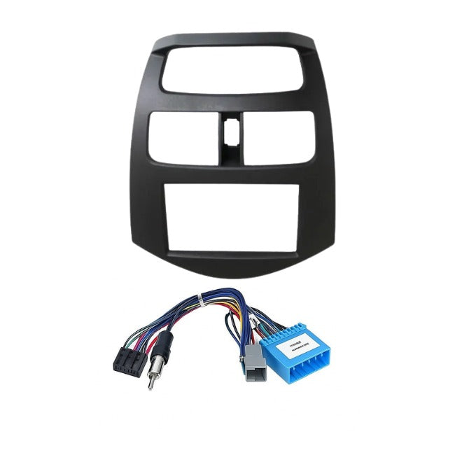 9 inch Car Android Frame Compatible with Cheverolet Beat | Includes Wiring Harness Dashboard Panel | Durable & Scratch-Resistant | Easy Plug & Play Installation