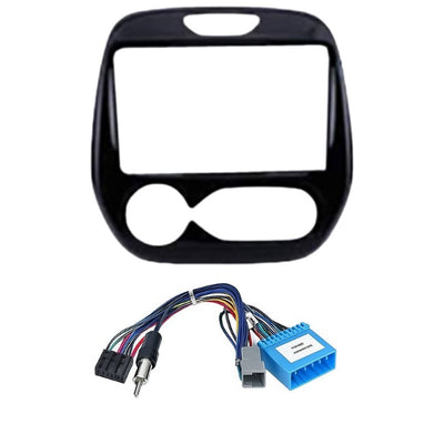 9 inch Car Android Frame Compatible with Renault Capture| Includes Plug & Play Wiring Harness | Premium ABS Material | Scratch & Heat Resistant Design