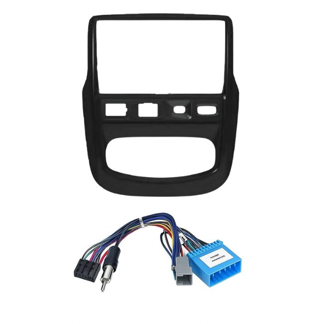 9 inch Car Android Frame Compatible with Nissan Terrano| Includes Plug & Play Wiring Harness | Premium ABS Material | Scratch & Heat Resistant Design