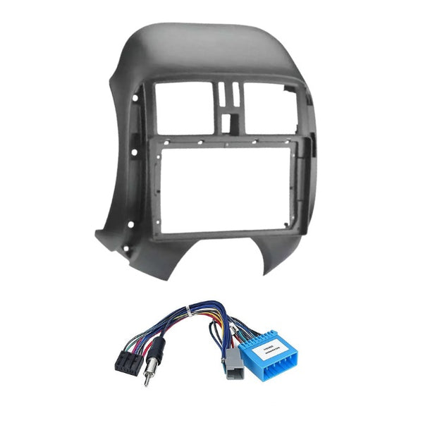 9 inch Car Android Frame Compatible with Nissan Micra | Includes Plug & Play Wiring Harness | Premium ABS Material | Scratch & Heat Resistant Design