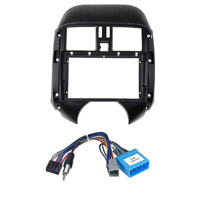 9 inch Car Android Frame Compatible with Nissan Sunny | Includes Plug & Play Wiring Harness | Premium ABS Material | Scratch & Heat Resistant Design