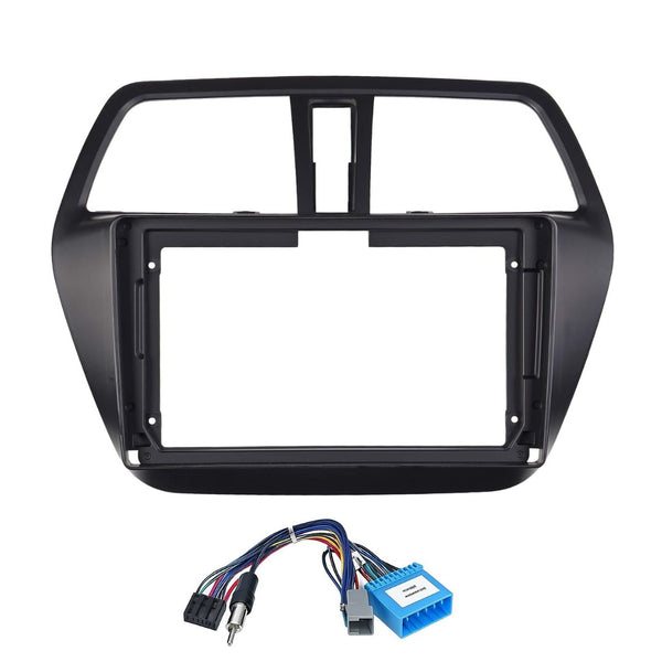 9" Car Android Frame Compatible with Maruti Scross | Includes Wiring Harness Dashboard Panel | Durable & Scratch-Resistant | Easy Plug & Play Installation