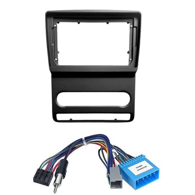 9 inch Car Android Frame Compatible with Mahindra Scorpio N| Includes Plug & Play Wiring Harness | Premium ABS Material | Scratch & Heat Resistant Design