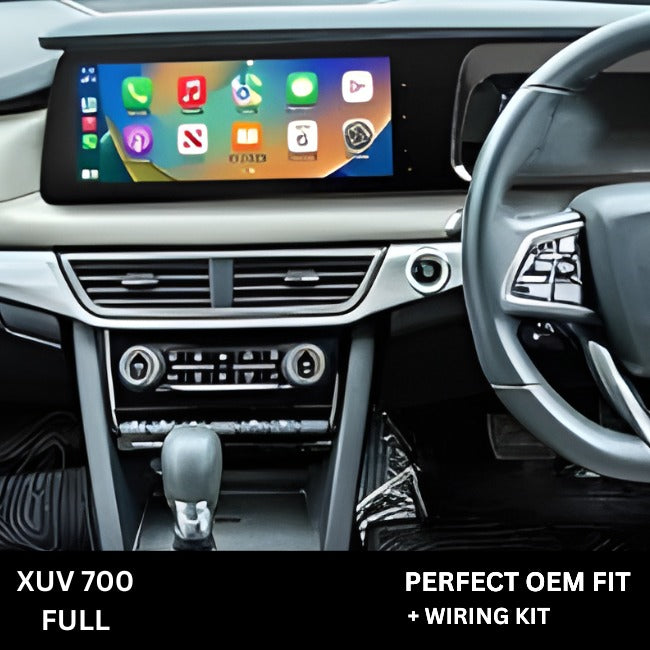 9 inch Car Android Frame Compatible with Mahindra XUV 700| Includes Plug & Play Wiring Harness | Premium ABS Material | Scratch & Heat Resistant Design